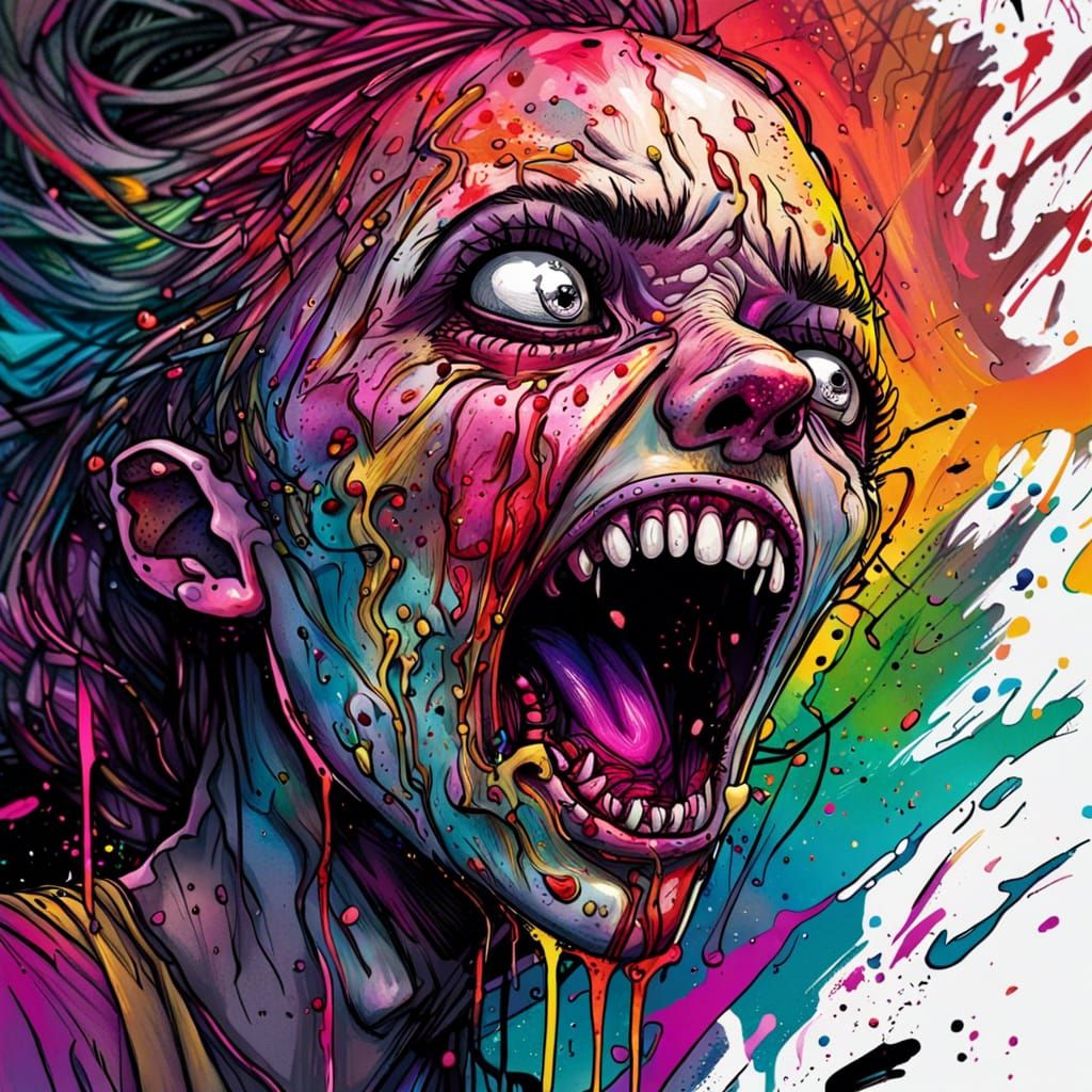 Unnerving Horror Sketch Art in Allie Brosh Style