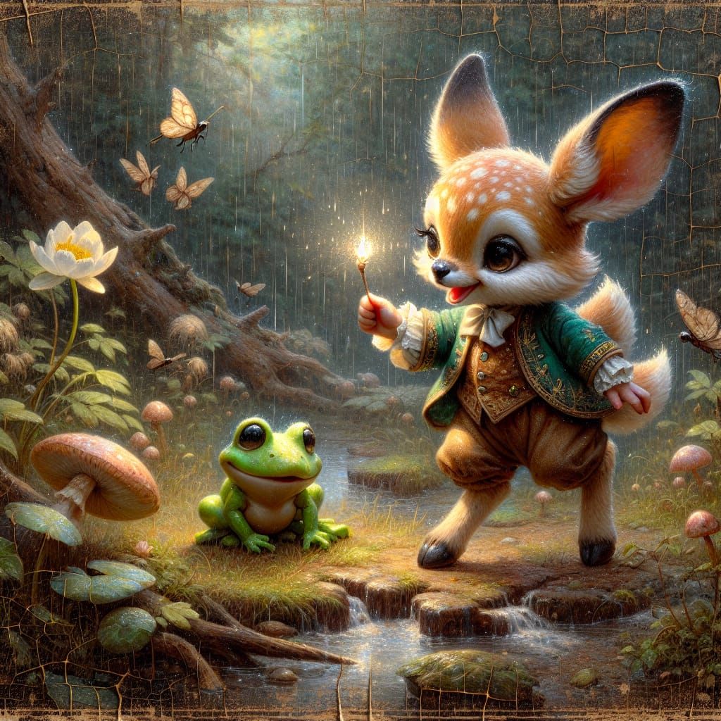 Pim Dresses Up In Disguise to Sneak Up on Frog and Light a F...