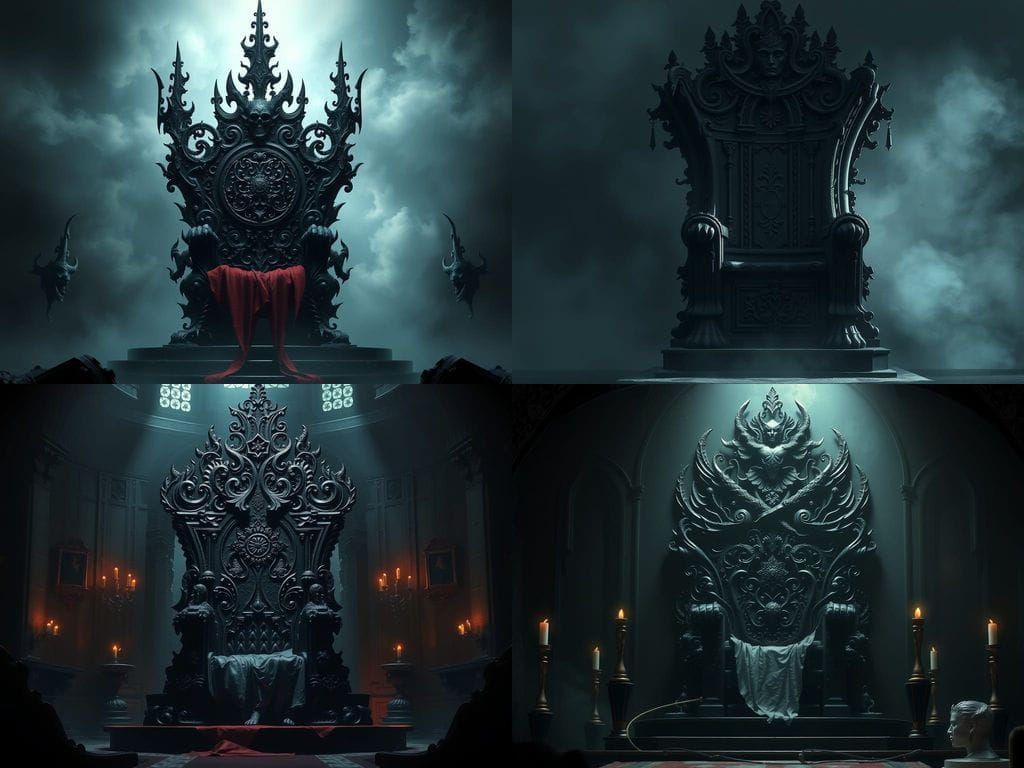AI Generated Dark Throne