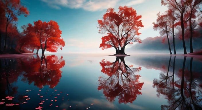Scarlet reflection