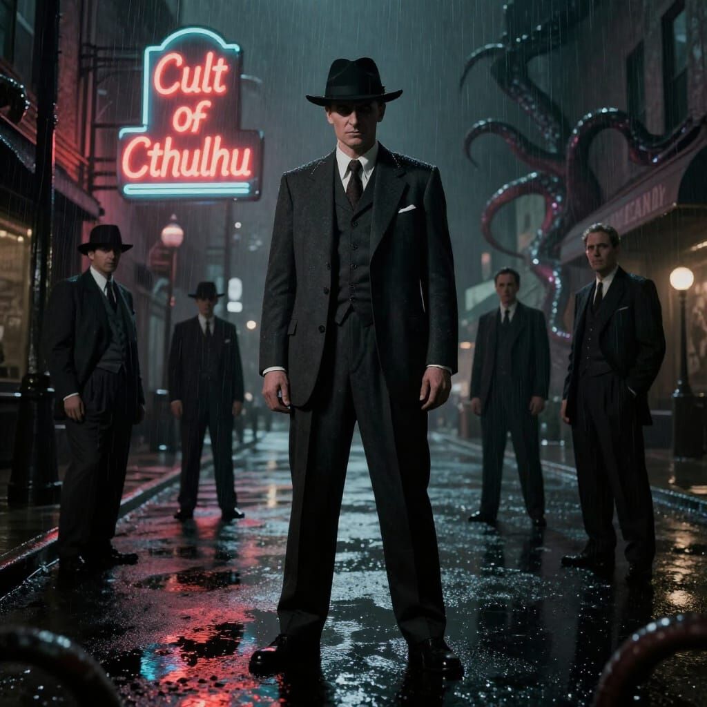 Gangster Cult of Cthulhu on West Coast Street