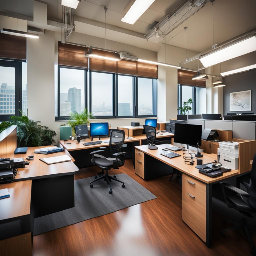 Professional Office Photography with Bokeh and Natural Light
