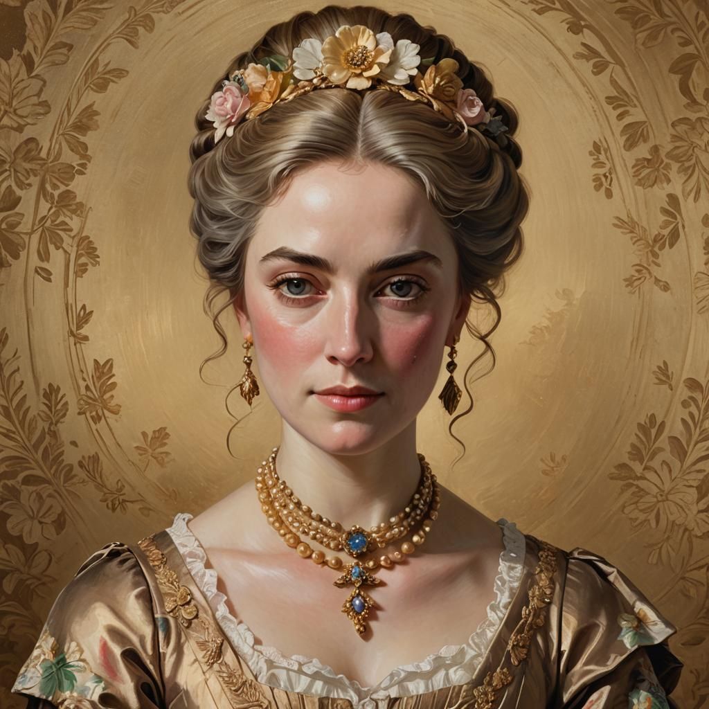 Louisa Adams Portrait in Neoclassical Realism