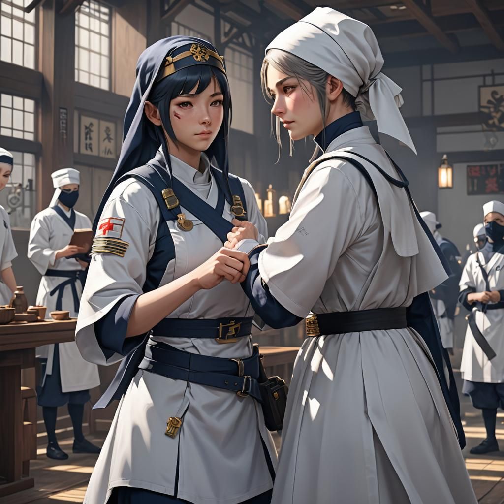 Navy Nurse Nurtures Ninja Nun