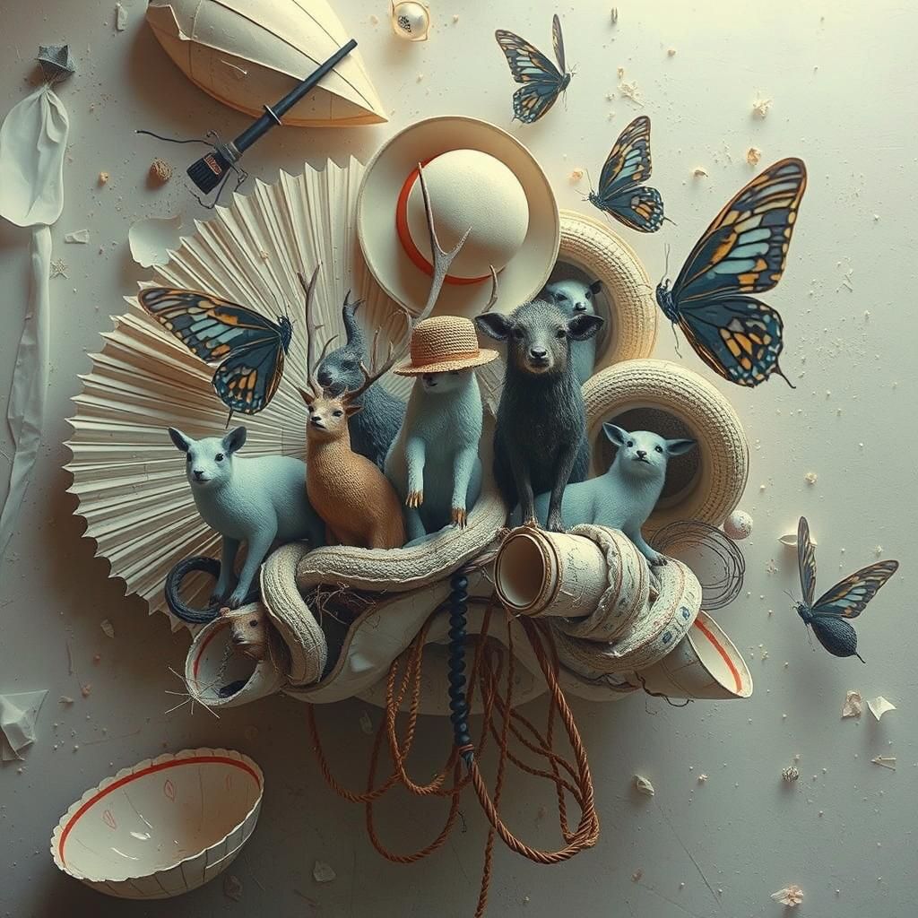 Surreal Wildlife Photo in Dreamlike Harmony