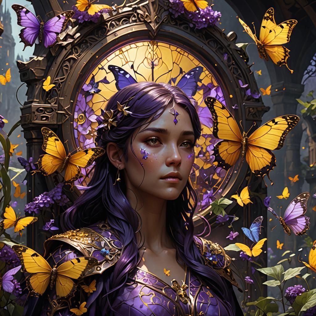 Nature's Touch: Butterflies and Dragons in Dark Fantasy