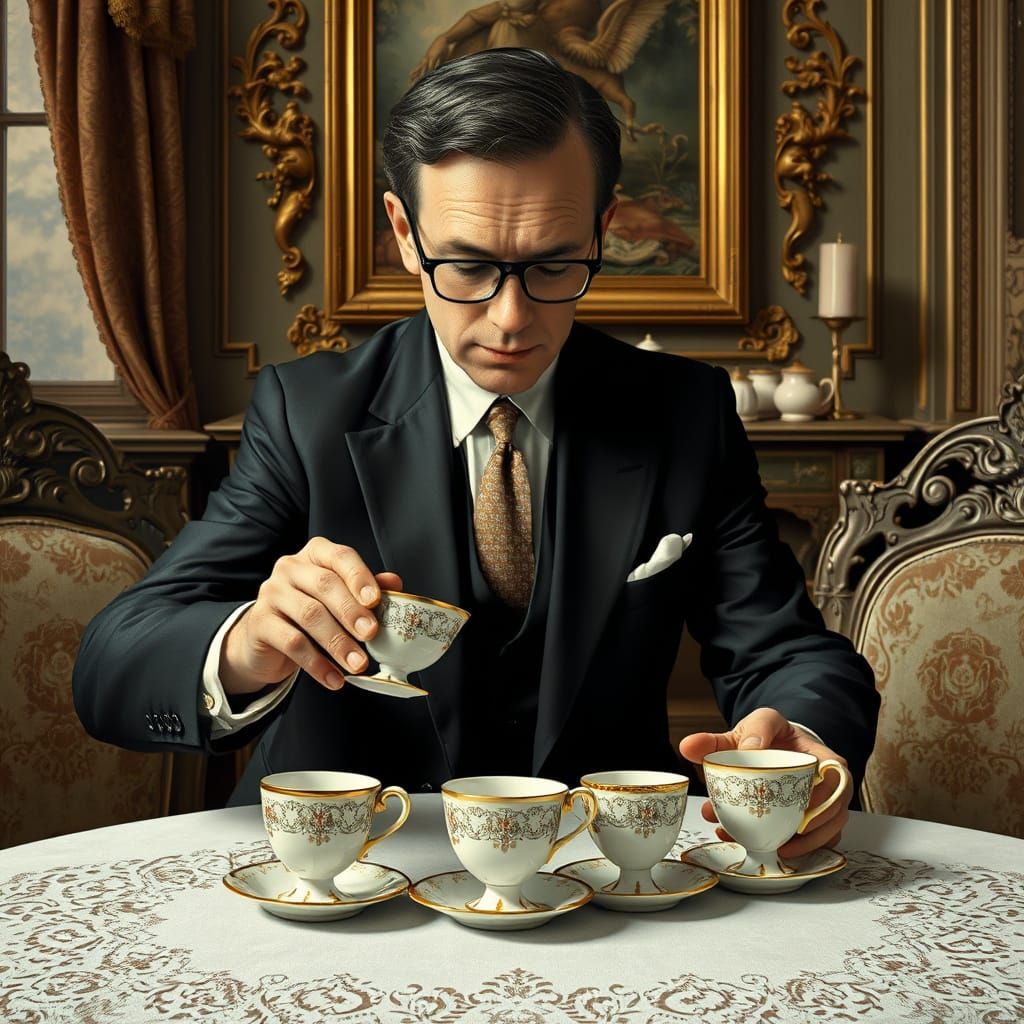 HE WHO HESITATES ...