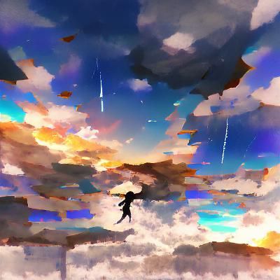 AI Interpretation of a Falling Sky