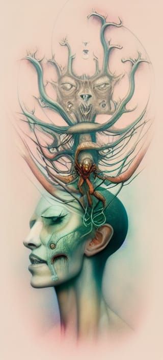 Demon Brain Dream: A Dark Fantasy Character Concept