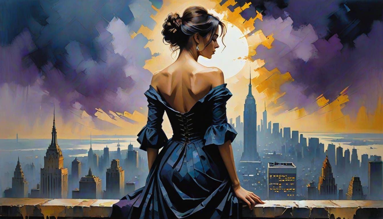 Urban City Woman