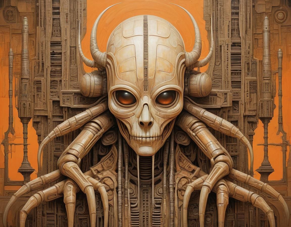 Termite Art: Minimalist Post-Apocalyptic Cubism