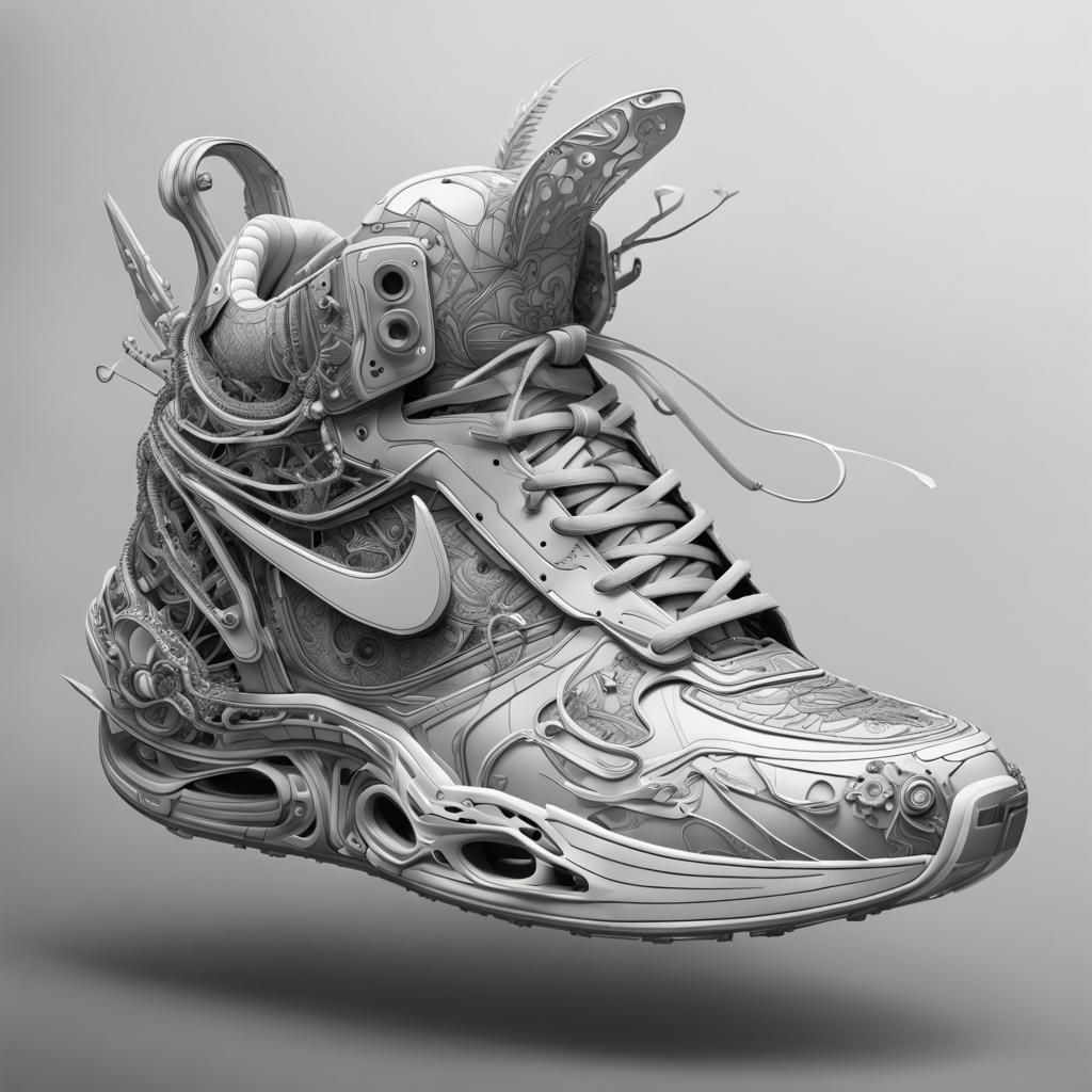 Line Art ~ Nike Style Shoe