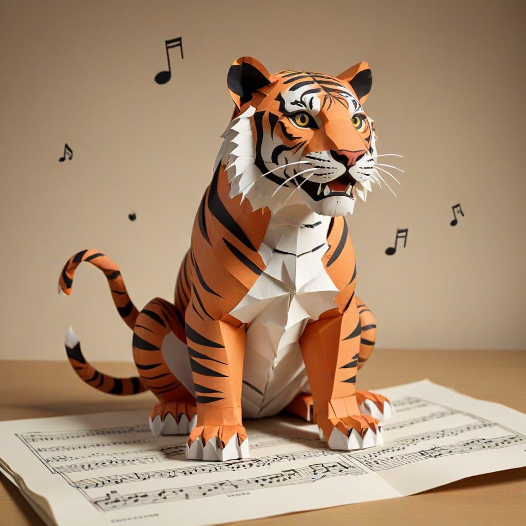 A Musical Paper Tiger Creation