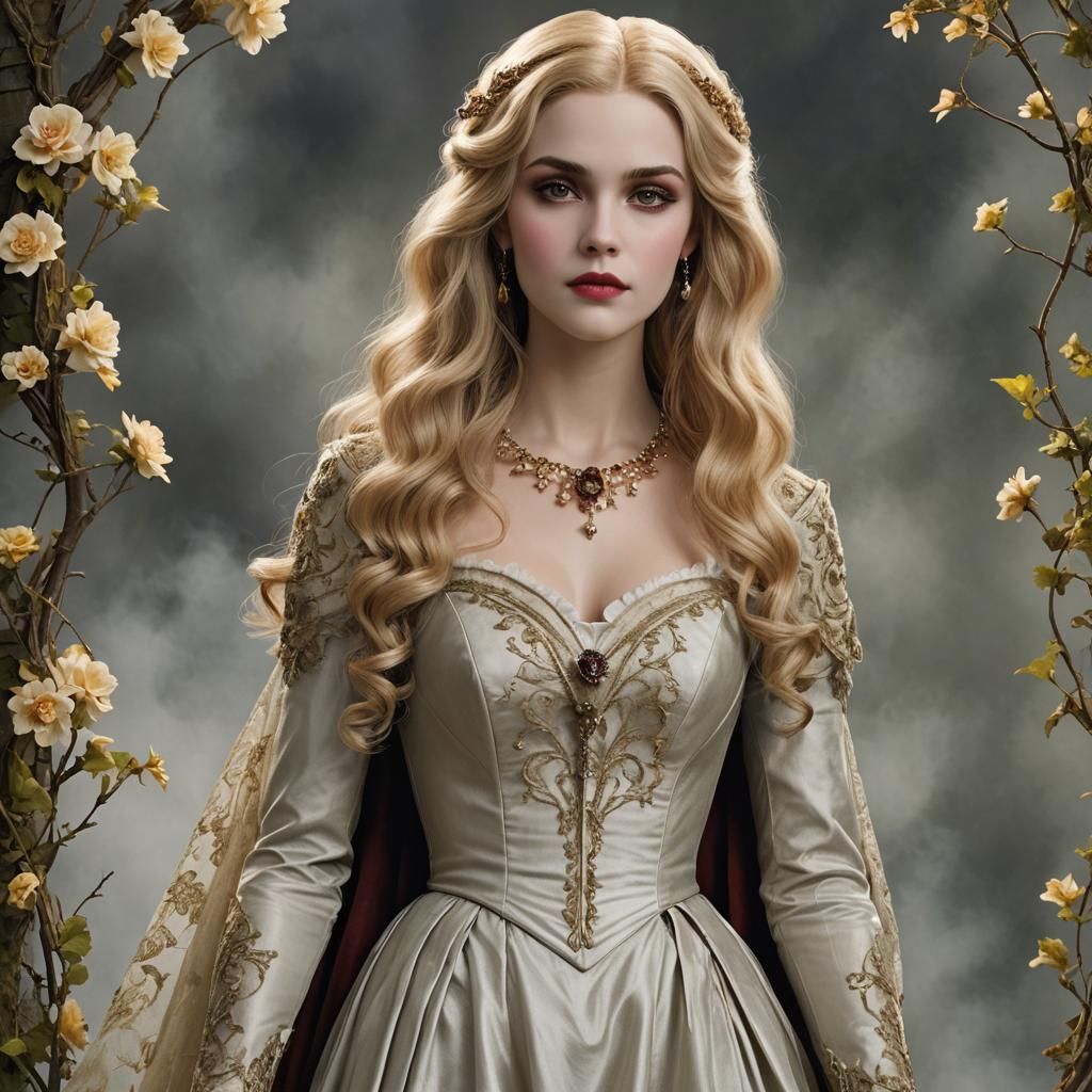 Beautiful Vampire Rosalie in 3D Anime Art