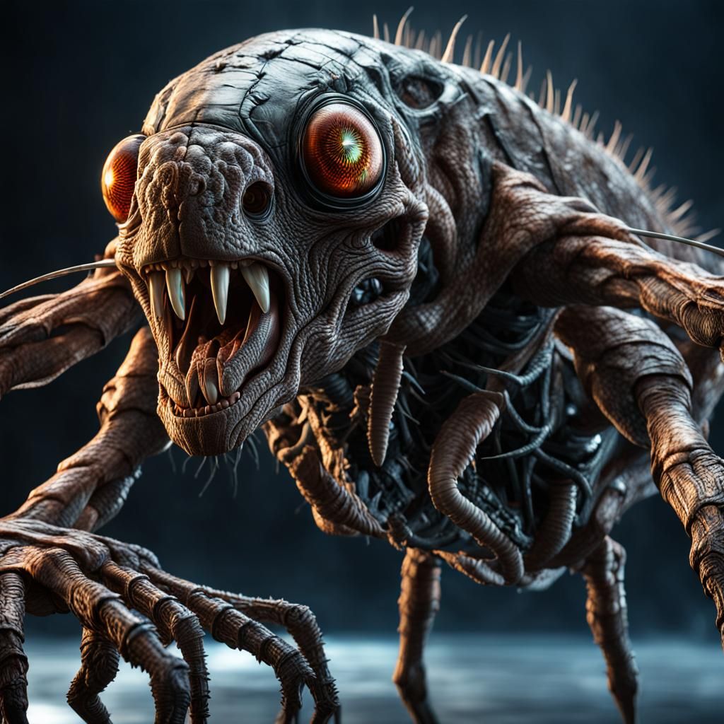 Hyper-Detailed Creature: Technology Meets Biology