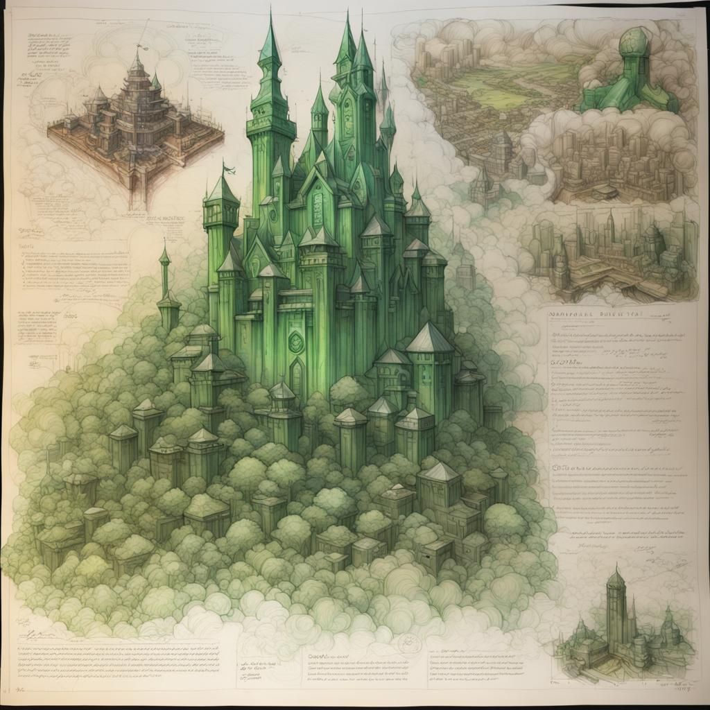 Emerald City Blueprint: Graphic Novel Illustration