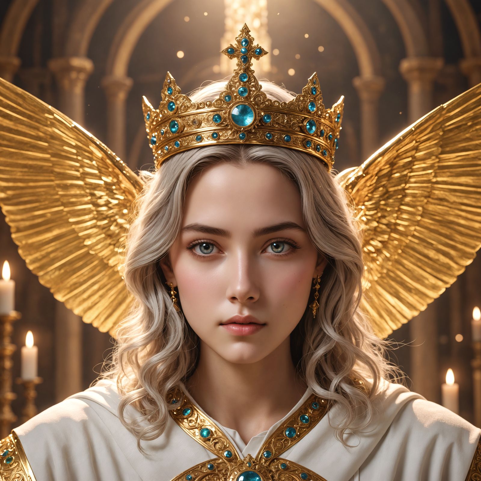 Ethereal Scholar: Youthful Divinity