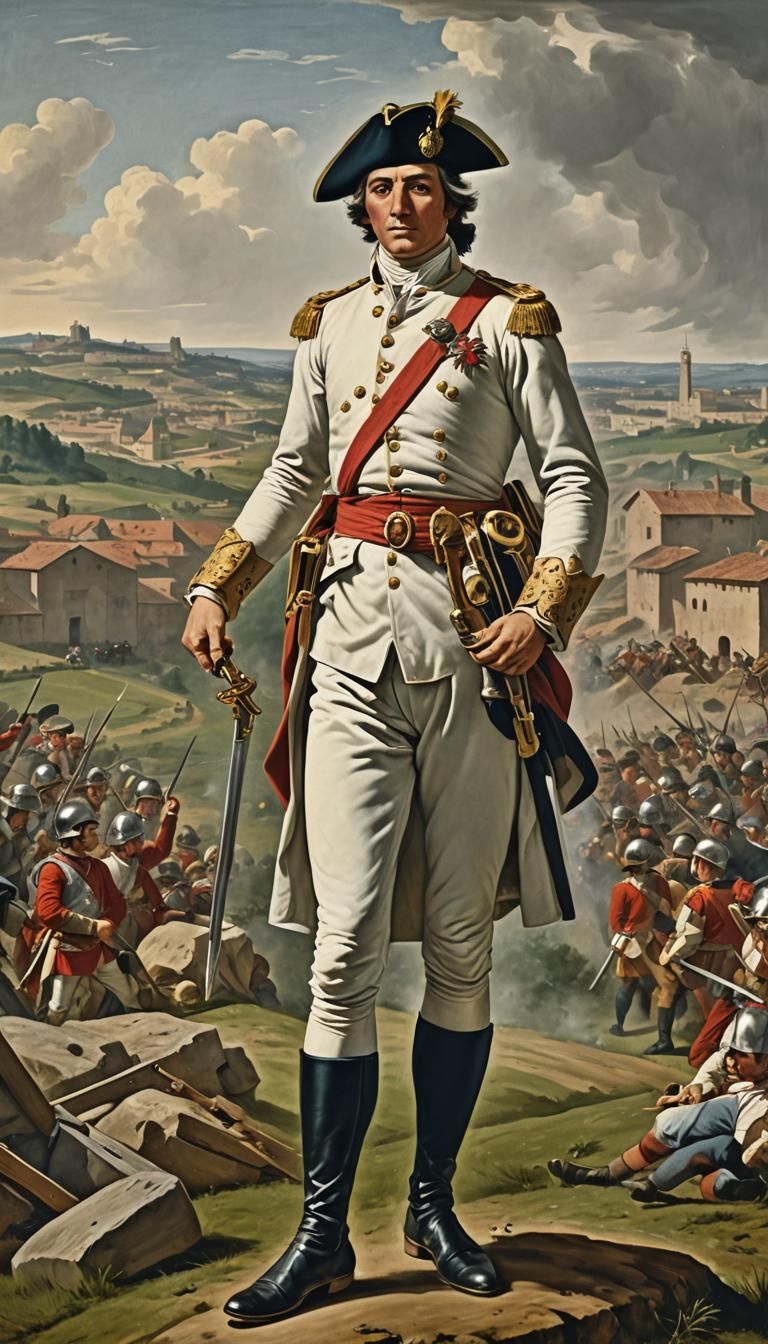 Caesar at Alesia: A Neoclassical Battlefield Scene