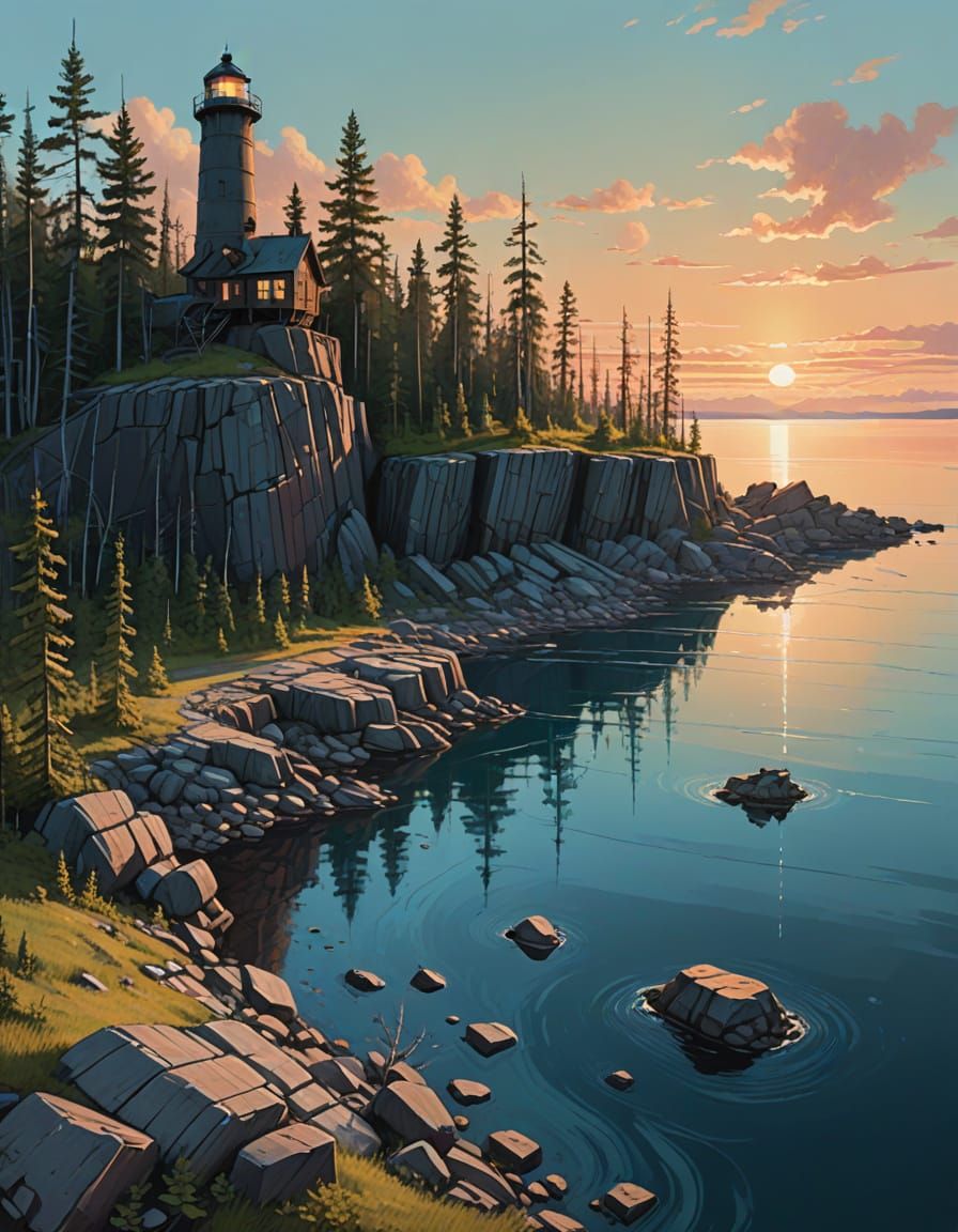 The Sleeping Giant Stirs Along Lake Superior's Shores in a D...