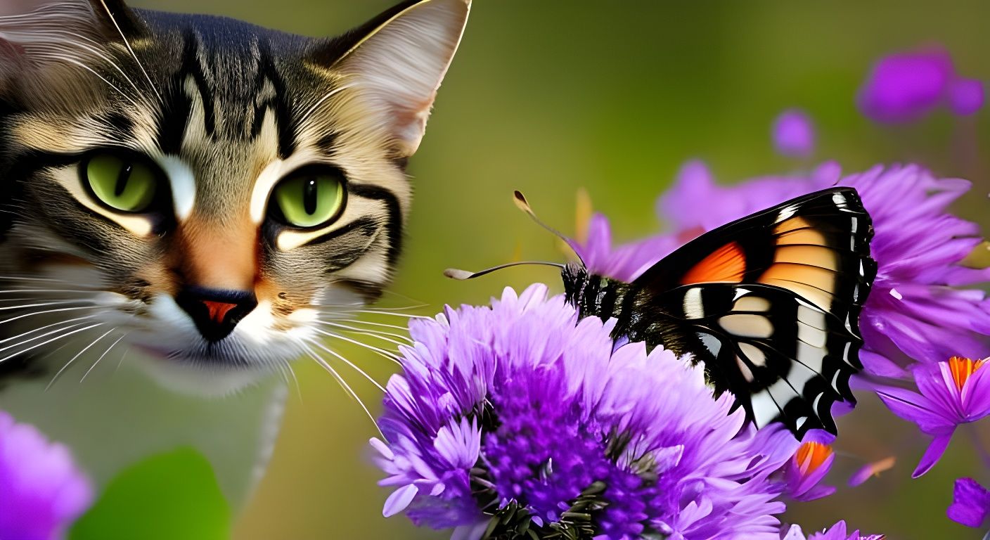 Abstract Blend of Colors and Shapes