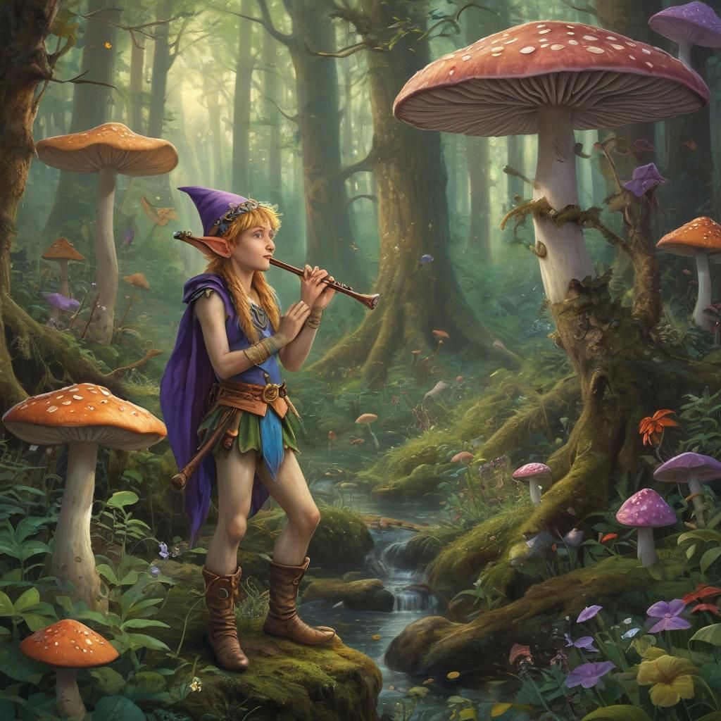 madcap  whimsical wild elf