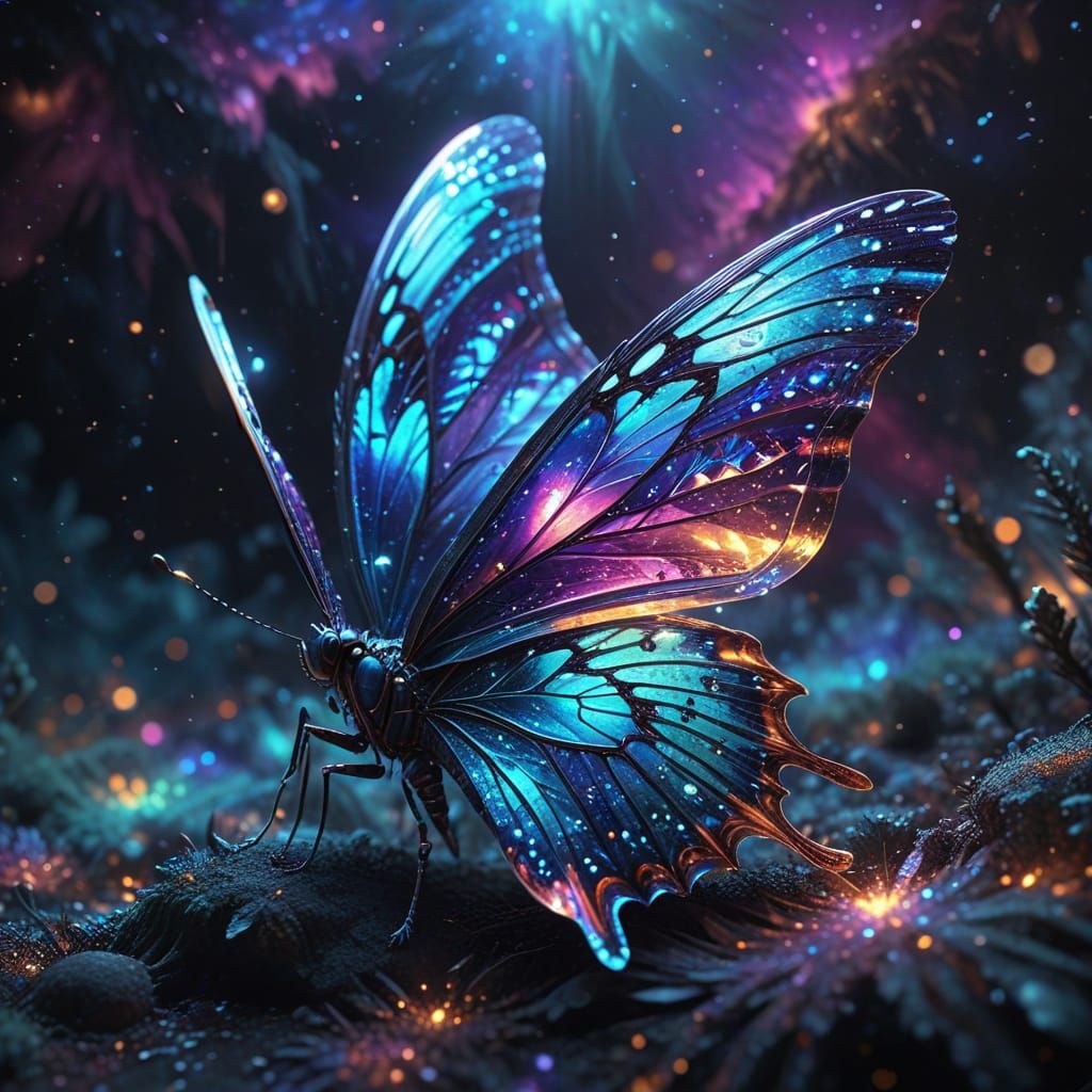 Crystalline Butterfly