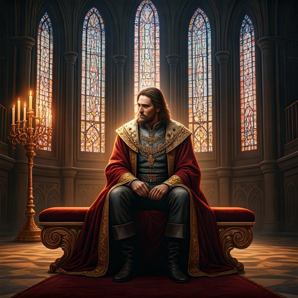 Prince in Regal Court, Lost in Thought