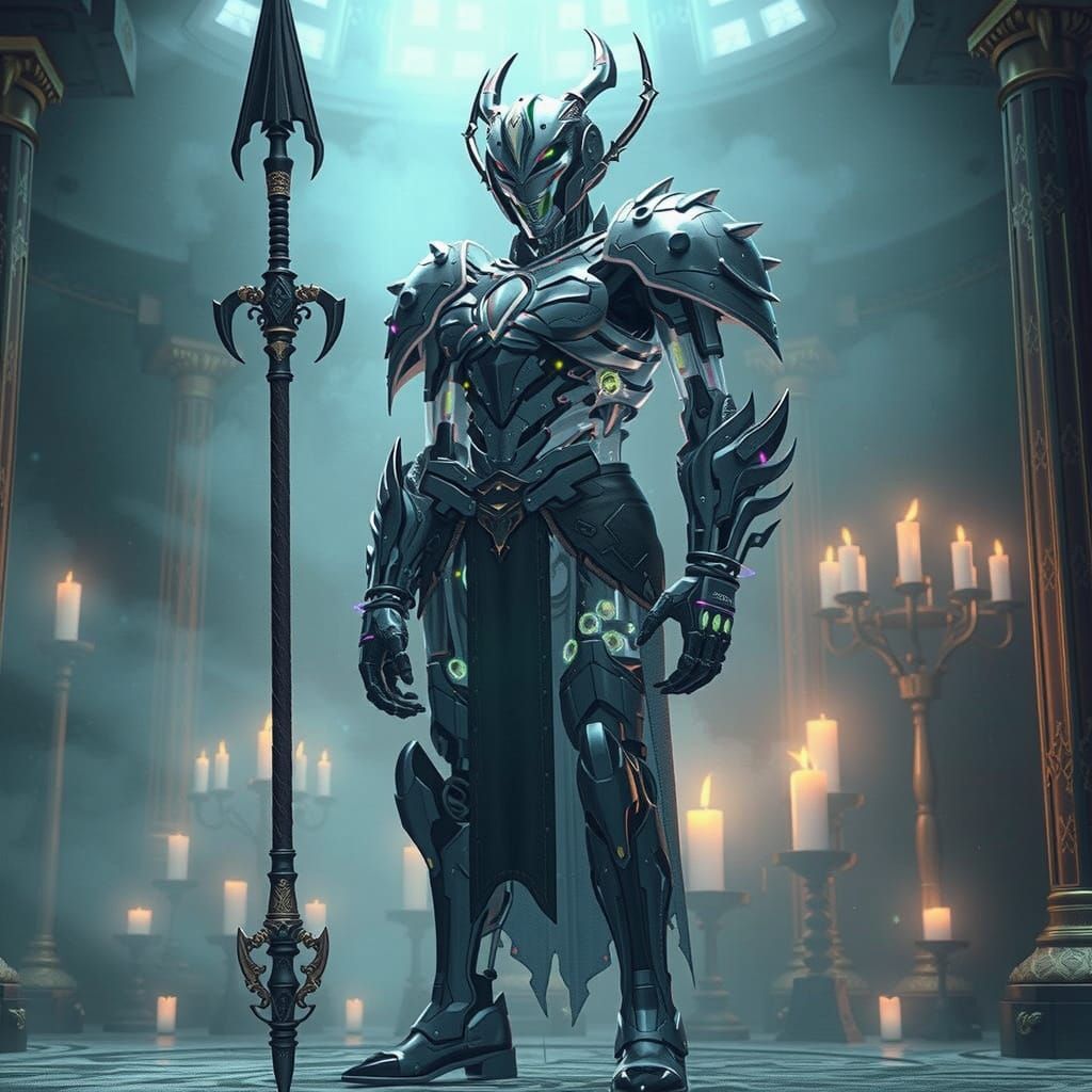 Rainbow Circuit Automaton in Candlelit Chamber