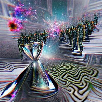 Abstract Singularity: A Conceptual AI Art Piece
