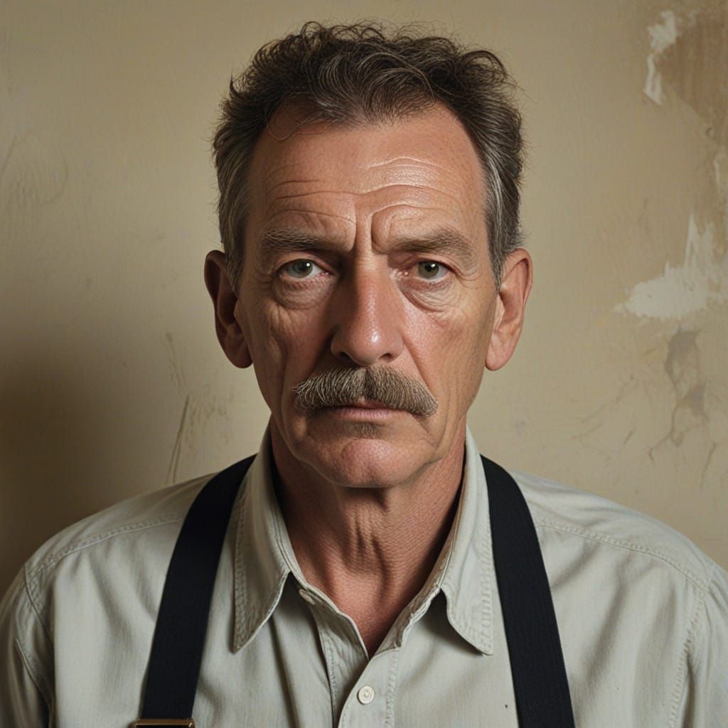 Weathered Sailor with Distinctive Mustache