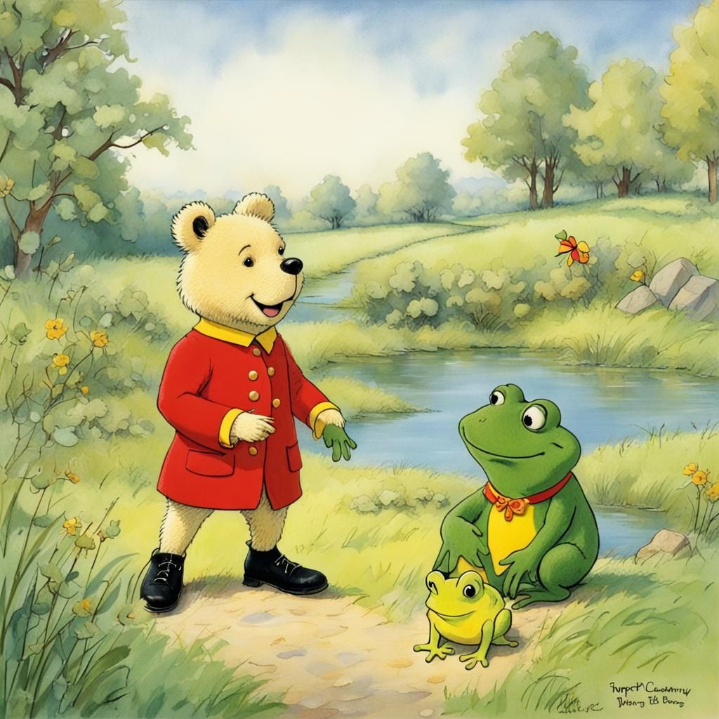 Rupert Bear Sings the Frog Song