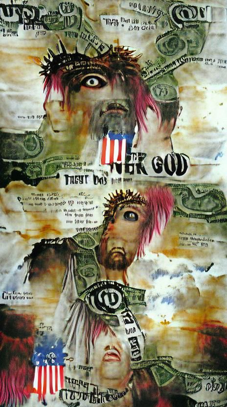 In God We Trust INC. Punk Rock Poster Art