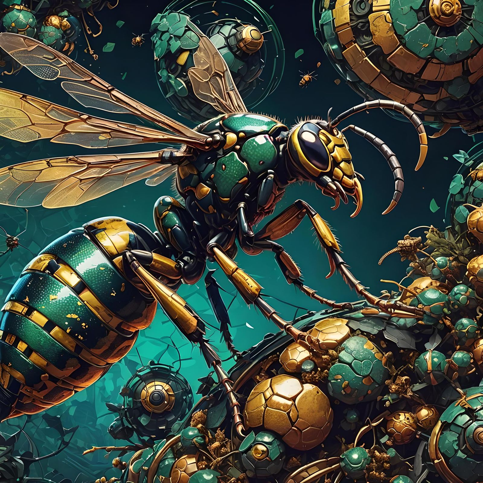 A Wasp Maiden's Ride