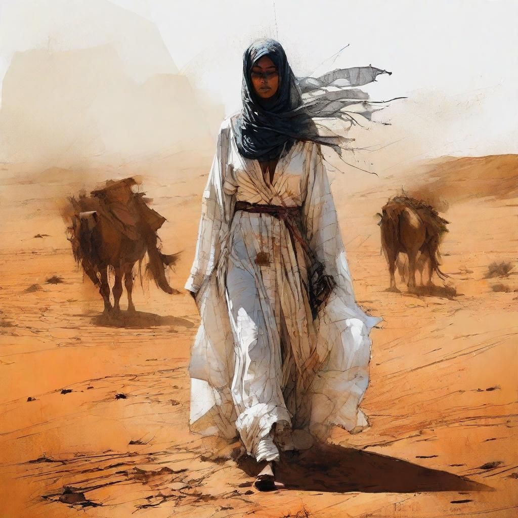 Bedouin woman