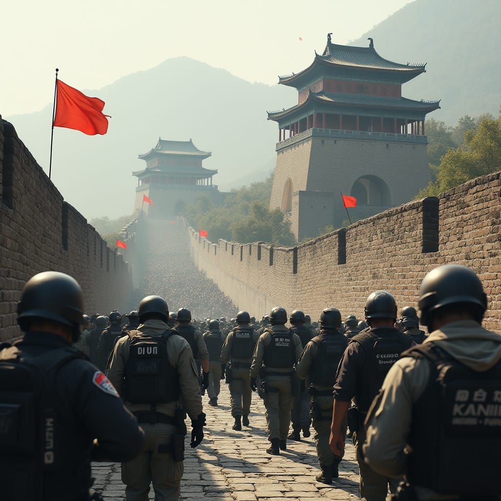 Riot on the Great Wall: Dystopian Clash
