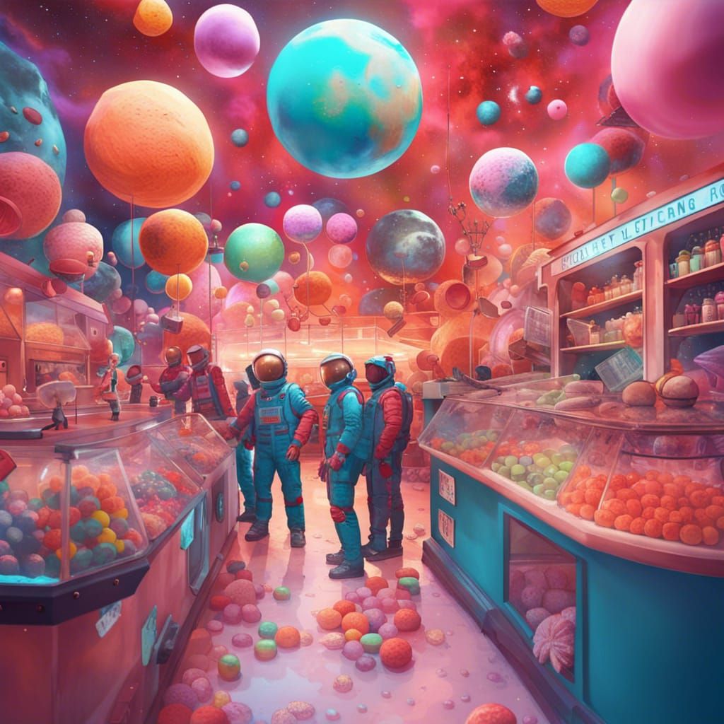 Space candy shop #2