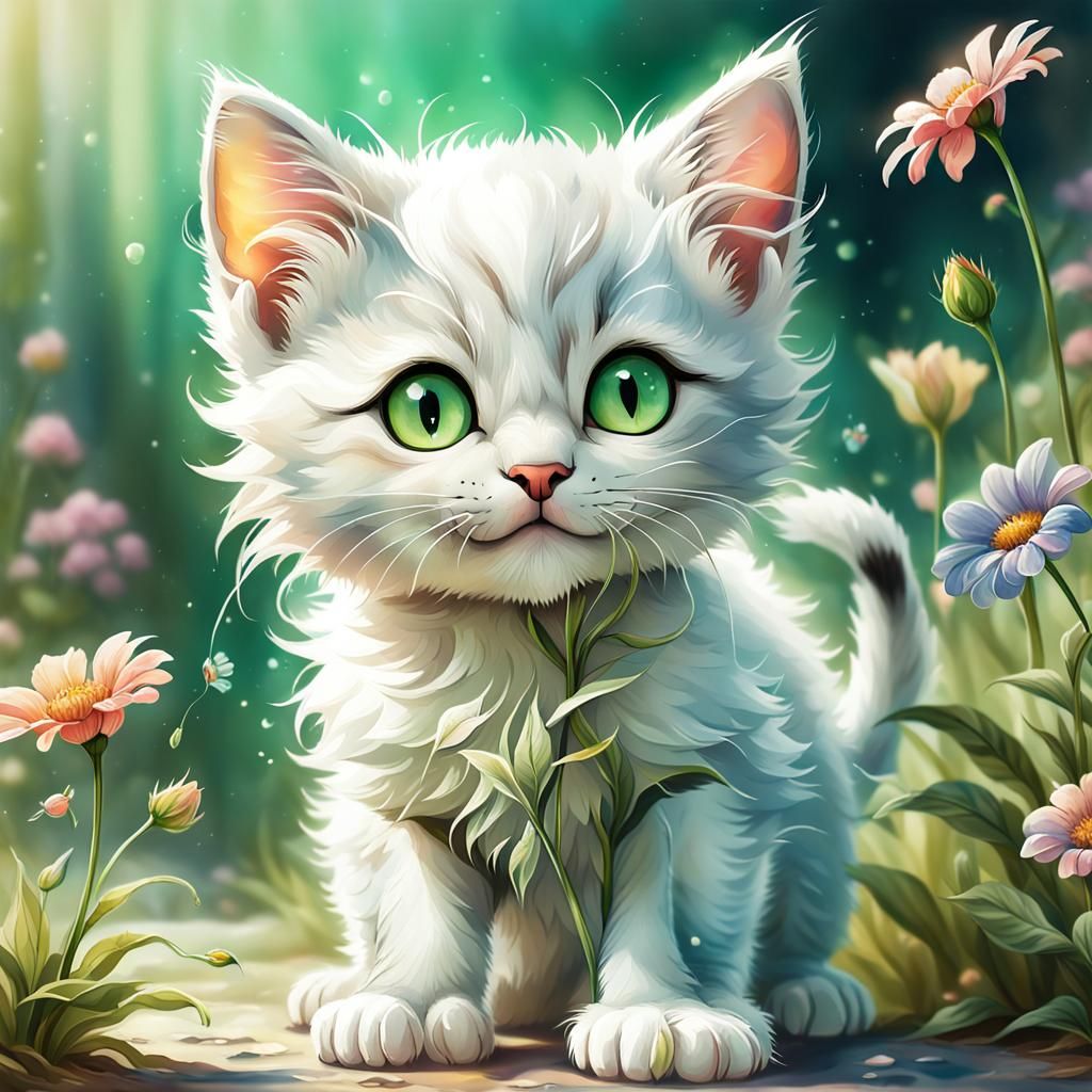 Kitty the kitten.