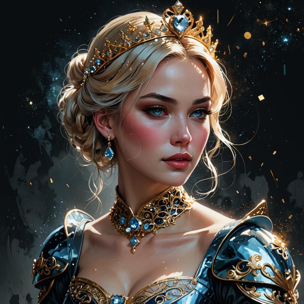 Princess Cinderella becomes Queen Cinderella