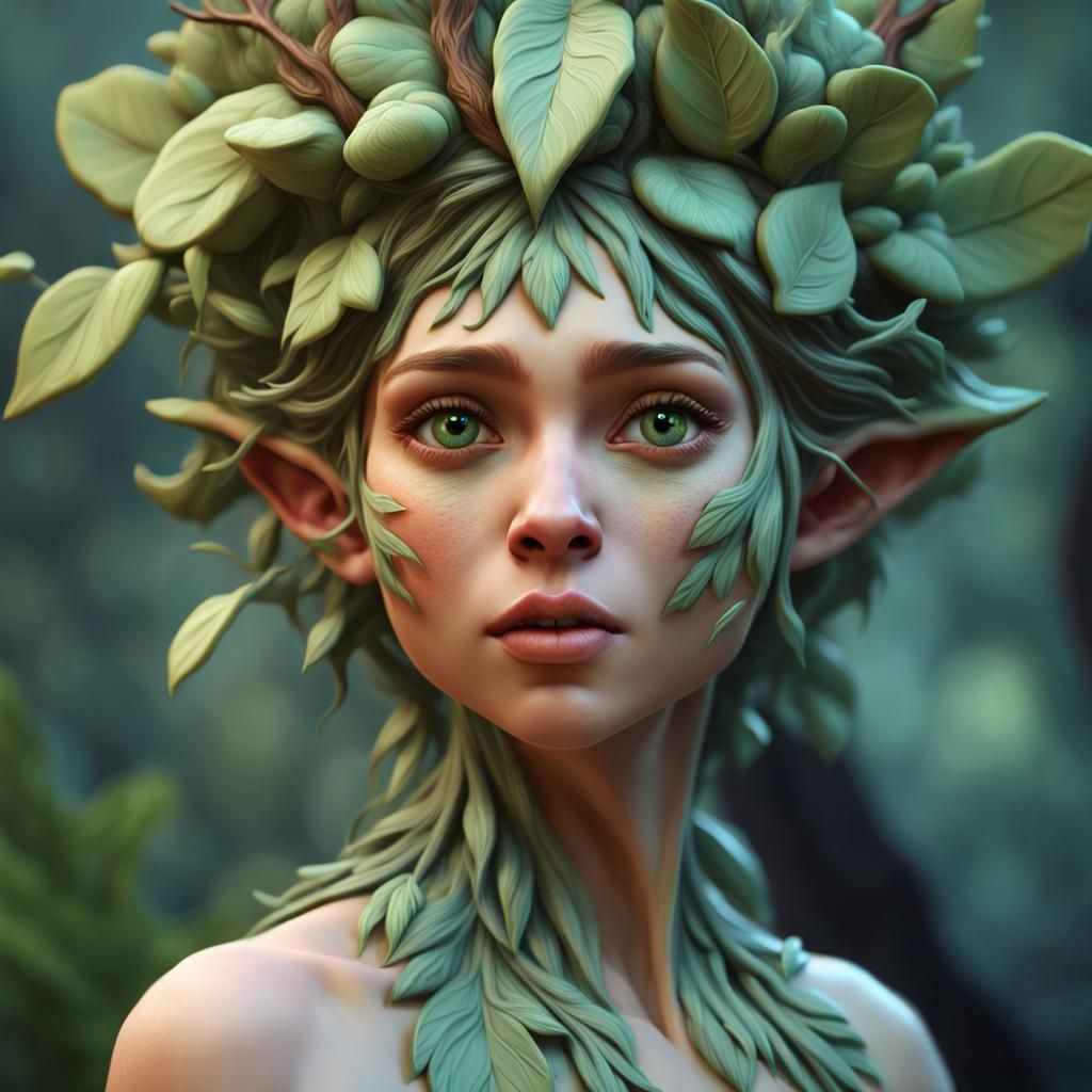 Dryad 3d render