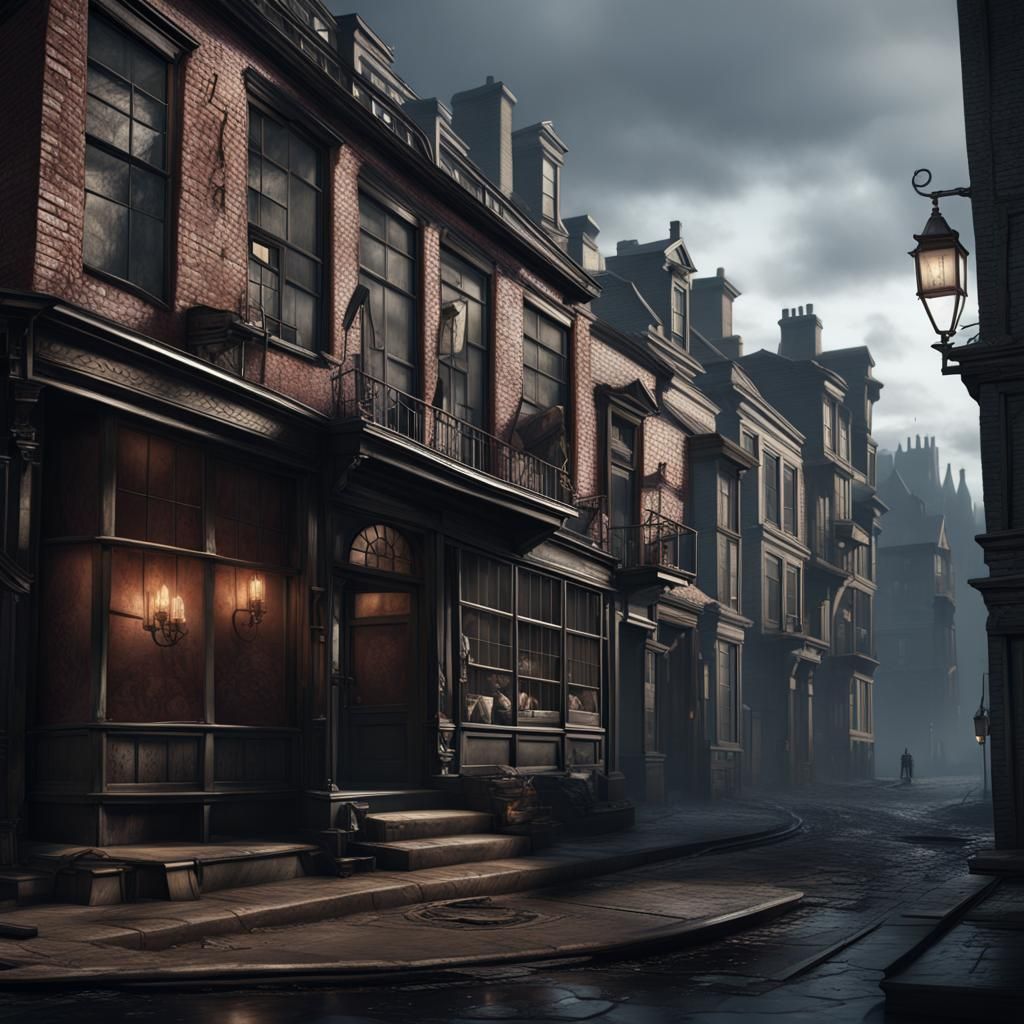 Sweeney Todd: Detailed Matte Painting in Deep Color