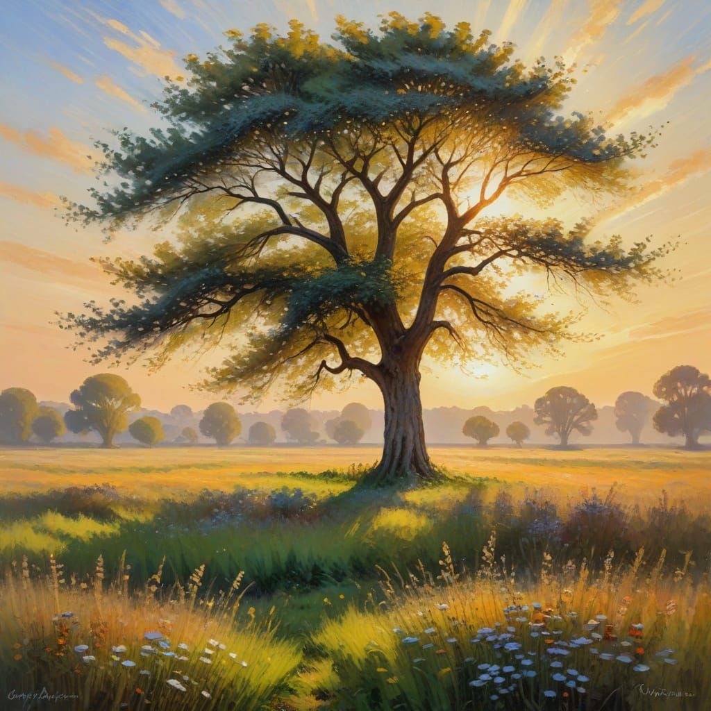 Impressionist landscape