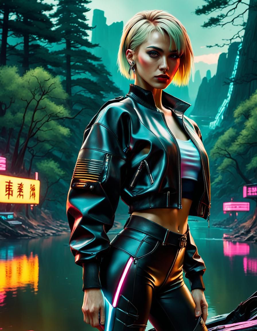 00scooter / Chiaki-Francine Saitokawa (my Cyberpunk RED char...