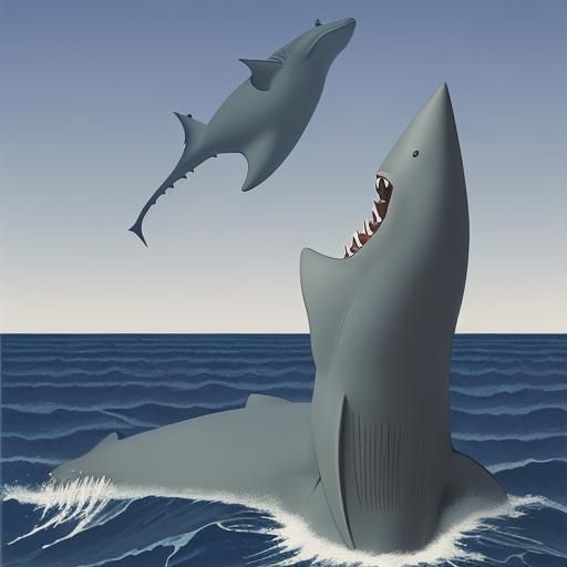 Surreal Sleepwalking Shark Wags Tail