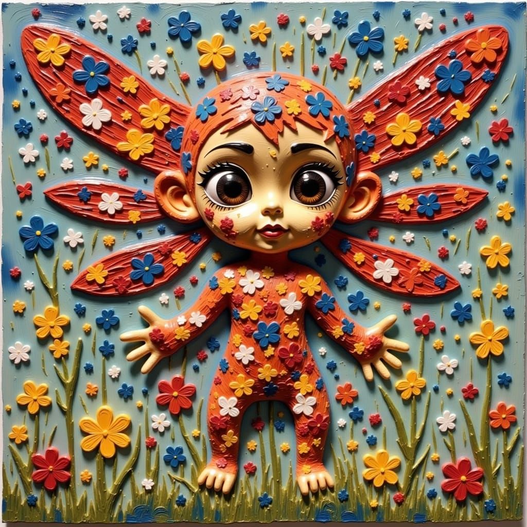 Intricate Patterned Miniature Creature