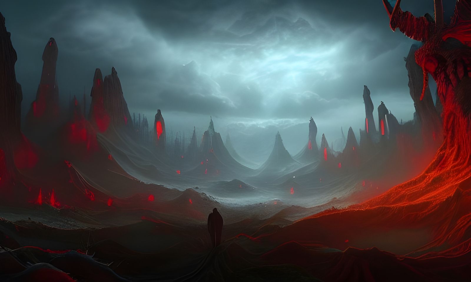 Horror Landscape in Epic Composition
