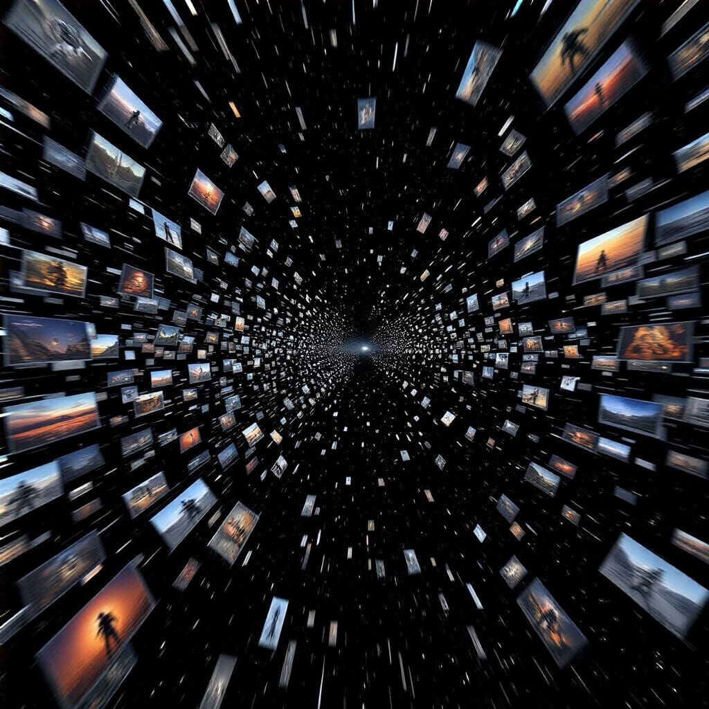 Streaking Winning Images in Star Wars Crawl Style