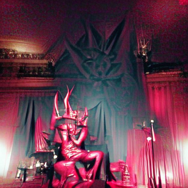 The Satanic Temple: A Beautiful AI Rendering