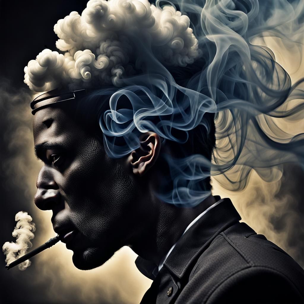 Surreal Smoke Creatures in Dreamlike Surrealism