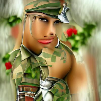 Abstract Camo Pattern Digital Art