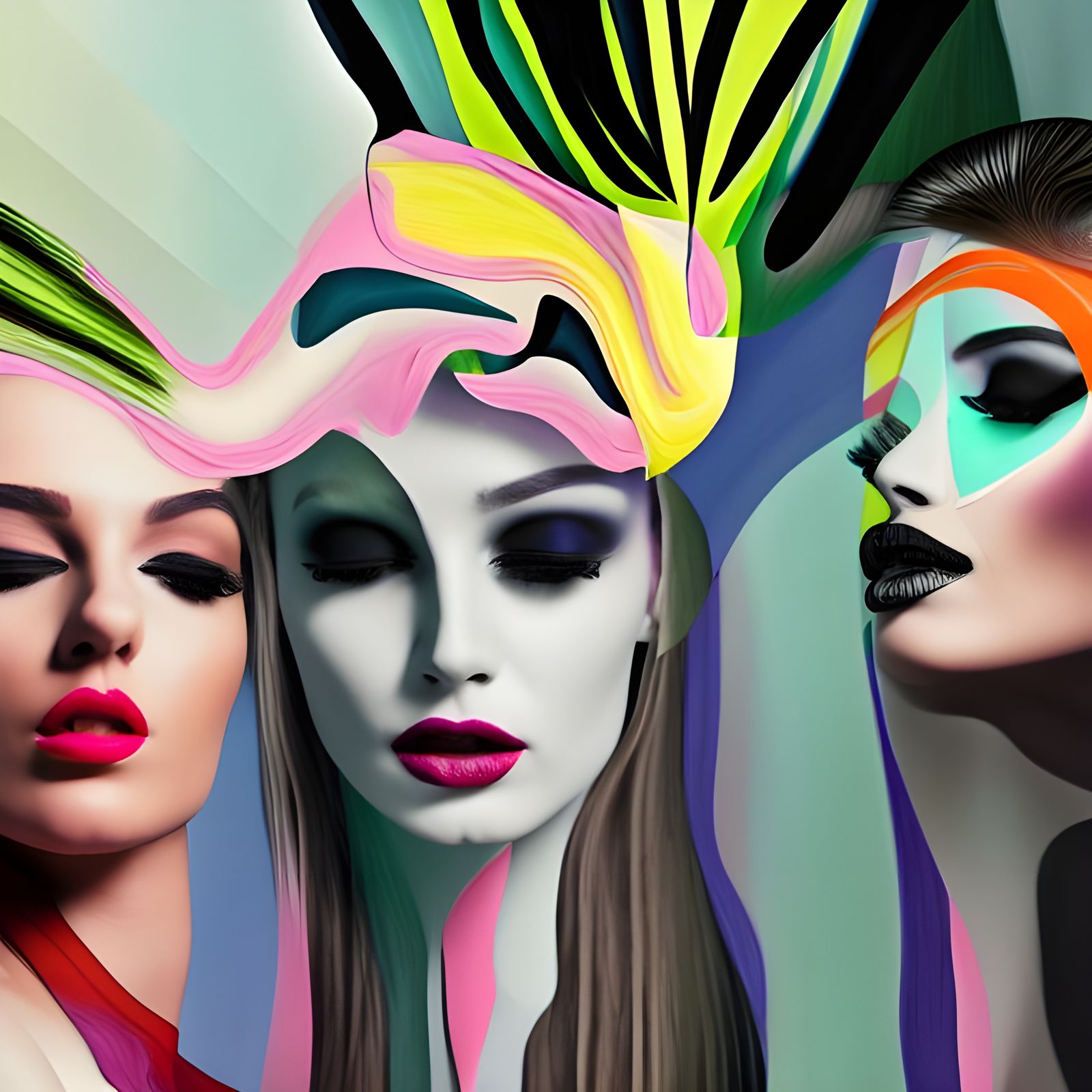 High Fashion Salon in Hyperrealistic Detail